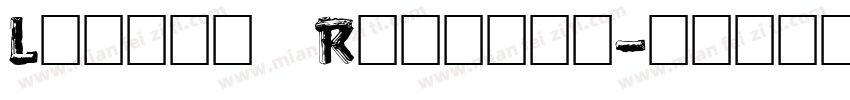 Logger Regular字体转换